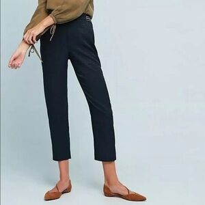 Anthropologie NWT the essential pull on trouser pants S